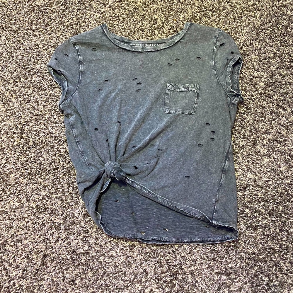 American eagle crop shirt